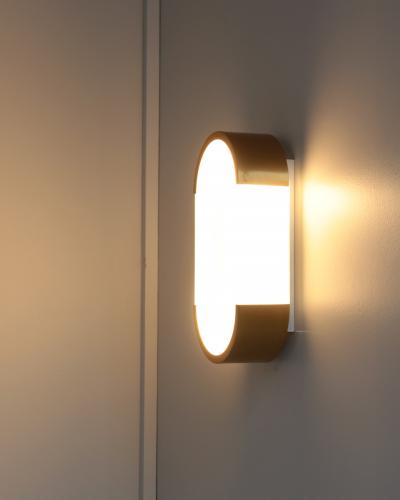 Jean Perzel Fine French Art Deco Bronze and Glass Ceiling or Wall Light by Perzel