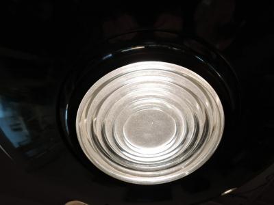 Jean Perzel Fine French Art Deco Chrome and Glass Chandelier by Jean Perzel