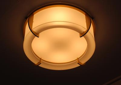 Jean Perzel Fine French Art Deco Glass and Bronze Ceiling Light by Jean Perzel