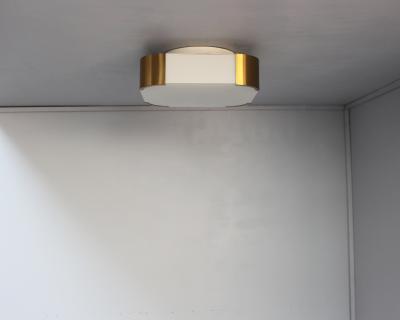 Jean Perzel Fine French Art Deco Glass and Bronze Ceiling or Wall Light by Perzel