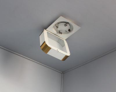 Jean Perzel Fine French Art Deco Glass and Bronze Ceiling or Wall Light by Perzel