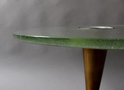 Jean Perzel Fine French Art Deco Illuminated Gueridon by Jean Perzel