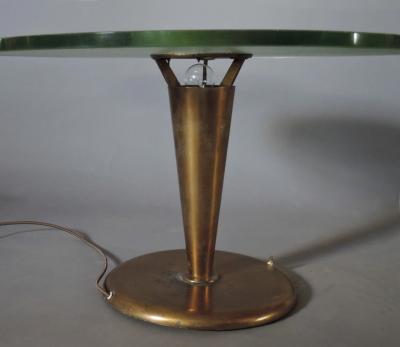 Jean Perzel Fine French Art Deco Illuminated Gueridon by Jean Perzel