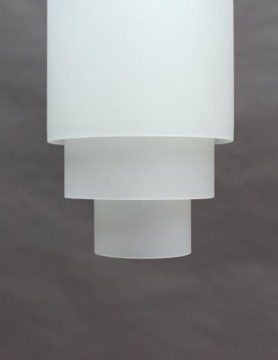 Jean Perzel Fine French Art Deco Pendant by Jean Perzel with a Very Long Rod 120 in 