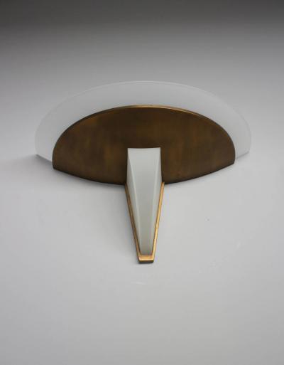 Jean Perzel Fine French Art Deco Sconce by Jean Perzel