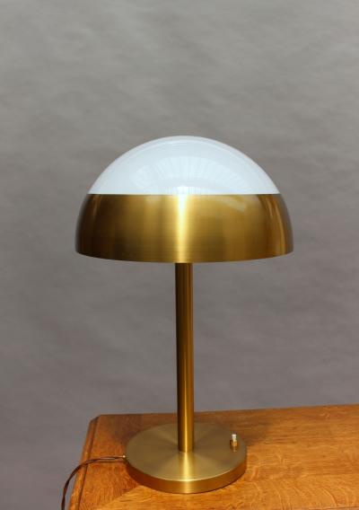 Jean Perzel Fine French Art Deco Table Lamp by Jean Perzel