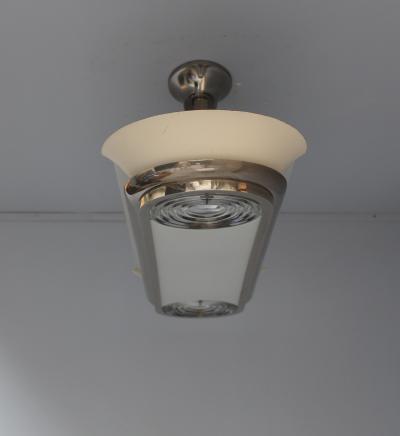 Jean Perzel Fine Large French Art Deco Chandelier by Jean Perzel