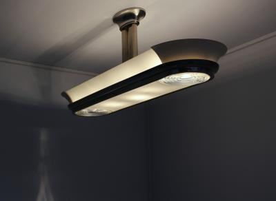 Jean Perzel Fine Large French Art Deco Chandelier by Jean Perzel