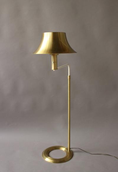 Jean Perzel Fine and Unusual French Art Deco Floor Lamp by Jean Perzel