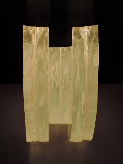 Jean Perzel Four Fine French Art Deco Glass and Bronze Sconces by Perzel