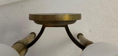 Jean Perzel Jean Perzel model 909 Known As flambeau 1950 Signed Sconces Pair