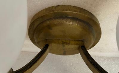 Jean Perzel Jean Perzel model 909 Known As flambeau 1950 Signed Sconces Pair