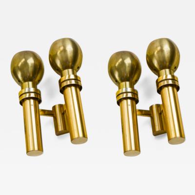 Jean Perzel Jean Perzel pair of gold sconces