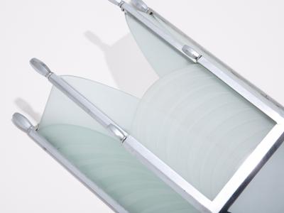 Jean Perzel Jean Perzel set of four original cut glass wall lights from 1930s