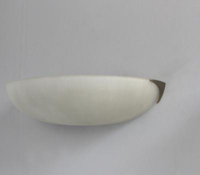 Jean Perzel PAIR OF FINE FRENCH ART DECO FLUTED GLASS AND NICKEL WALL LIGHTS BY PERZEL