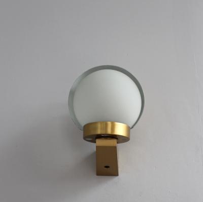 Jean Perzel Pair of Fine French Art Deco Bronze and Glass Sconces Reading Lamps by Perzel