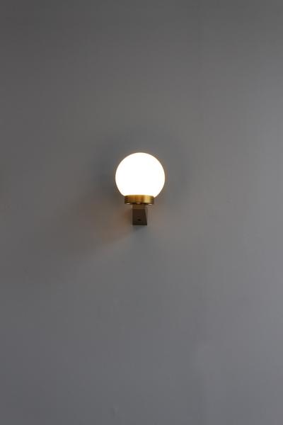 Jean Perzel Pair of Fine French Art Deco Bronze and Glass Sconces Reading Lamps by Perzel