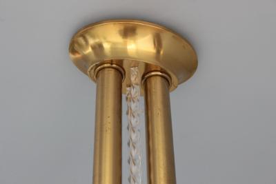 Jean Perzel Rare Large French Art Deco Chandelier by Jean Perzel