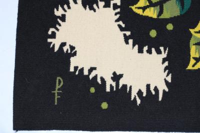 Jean Picard Mid Century Tapestry Signed Jean Picard Le Doux 4 10 x 6 6 