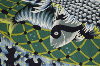 Jean Picart Le Doux Mid Century Tapestry Signed Jean Picart Le Doux 55 x 69 