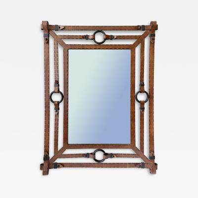 Jean Pierre Ryckaert JEAN PIERRE RYCKAERT IRON FRAMED MIRROR