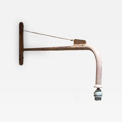 Jean Prouv French Industrial Wall Sconce Style of Jean Prouve Potence Pivot Swing Arm Light