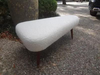 Jean Prouv French Mid Century Modern Andr Arbus Style Triangular Bench