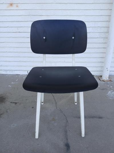 Jean Prouv Industrial Side Chair in the Manner of Jean Prouve
