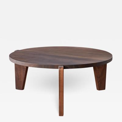 Jean Prouv Jean Prouv Gu ridon Bas Coffee Table in Walnut for Vitra