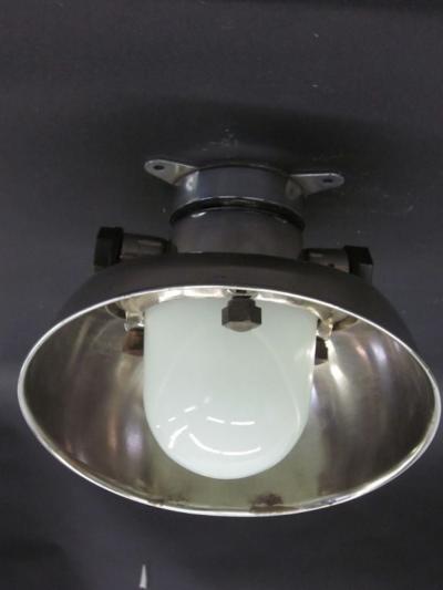 Jean Prouv Pair French Mid Century Marine Industrial Flush Mounts or Sconces Jean Prouve