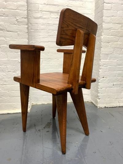 Jean Prouv Pair of French Armchairs in the Manner of Jean Prouve