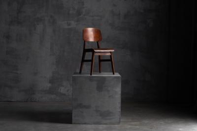 Jean Prouv Rare Chair Tout Bois Attributed to Jean Prouv France 1941