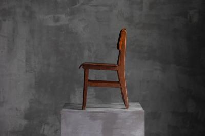 Jean Prouv Rare Chair Tout Bois Attributed to Jean Prouv France 1941