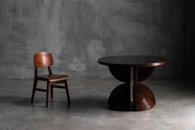 Jean Prouv Rare Chair Tout Bois Attributed to Jean Prouv France 1941