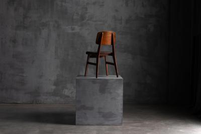 Jean Prouv Rare Chair Tout Bois Attributed to Jean Prouv France 1941