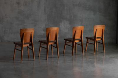 Jean Prouv Tout Bois Chairs by Jean Prouv France 1941
