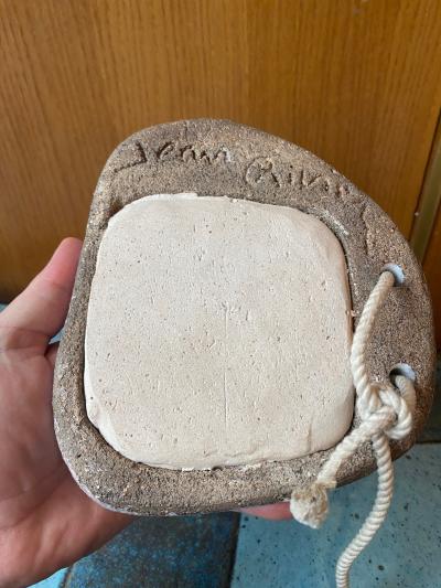 Jean Rivier Ceramic Mirror Vallauris France 1960s
