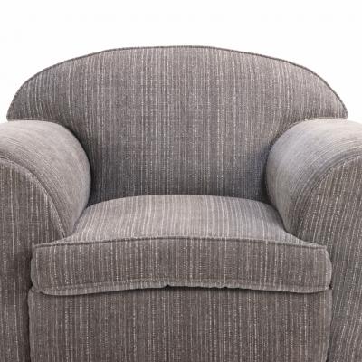 Jean Roy re A Large Pair of Art Deco Upholstered Club Chairs C 1935 