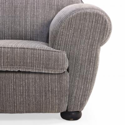 Jean Roy re A Large Pair of Art Deco Upholstered Club Chairs C 1935 