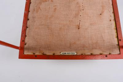 Jean Roy re Croisillon Chair Jean Royere From the Lefort collection