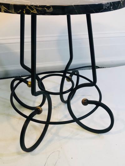 Jean Roy re Exceptional Pair of Side Tables in the Manner of Jean Royere
