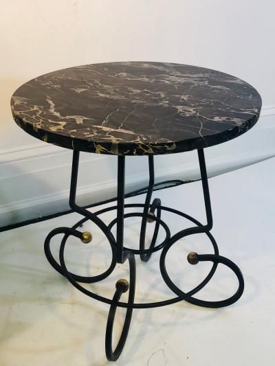 Jean Roy re Exceptional Pair of Side Tables in the Manner of Jean Royere