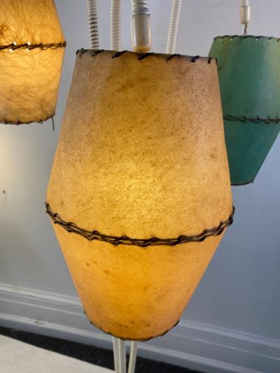 Jean Roy re FRENCH MID CENTURY TRIPOD FLOOR LAMP
