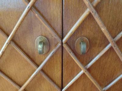 Jean Roy re French Mid Century Modern Croissilon Sideboard Credenza by Jean Royere 1940