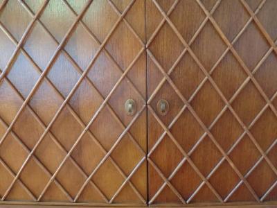 Jean Roy re French Mid Century Modern Croissilon Sideboard Credenza by Jean Royere 1940