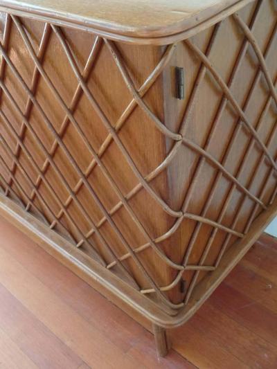 Jean Roy re French Mid Century Modern Croissilon Sideboard Credenza by Jean Royere 1940