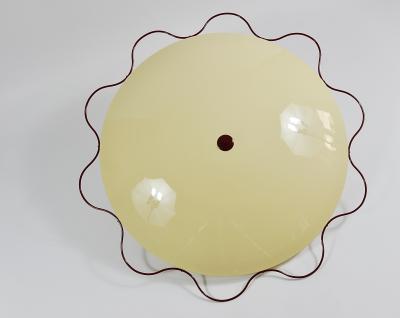 Jean Roy re Grand Mid Century Flush Mount Uplight Ceiling Lamp from Filmcasino Vienna 1950s