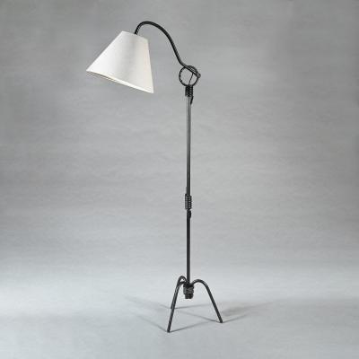 Jean Roy re Jean Roy re Adjustable Iron Floor Lamp 1940