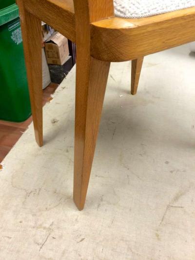 Jean Roy re Jean Roy re Documented Pair of Chairs Newly Upholstered in Maharam Boucl 