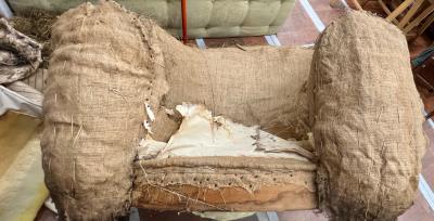 Jean Roy re Jean Roy re Genuine Iconic Ours Polaire wool faux fur pair of armchairs